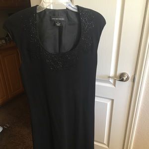 Elegant black top beaded dress